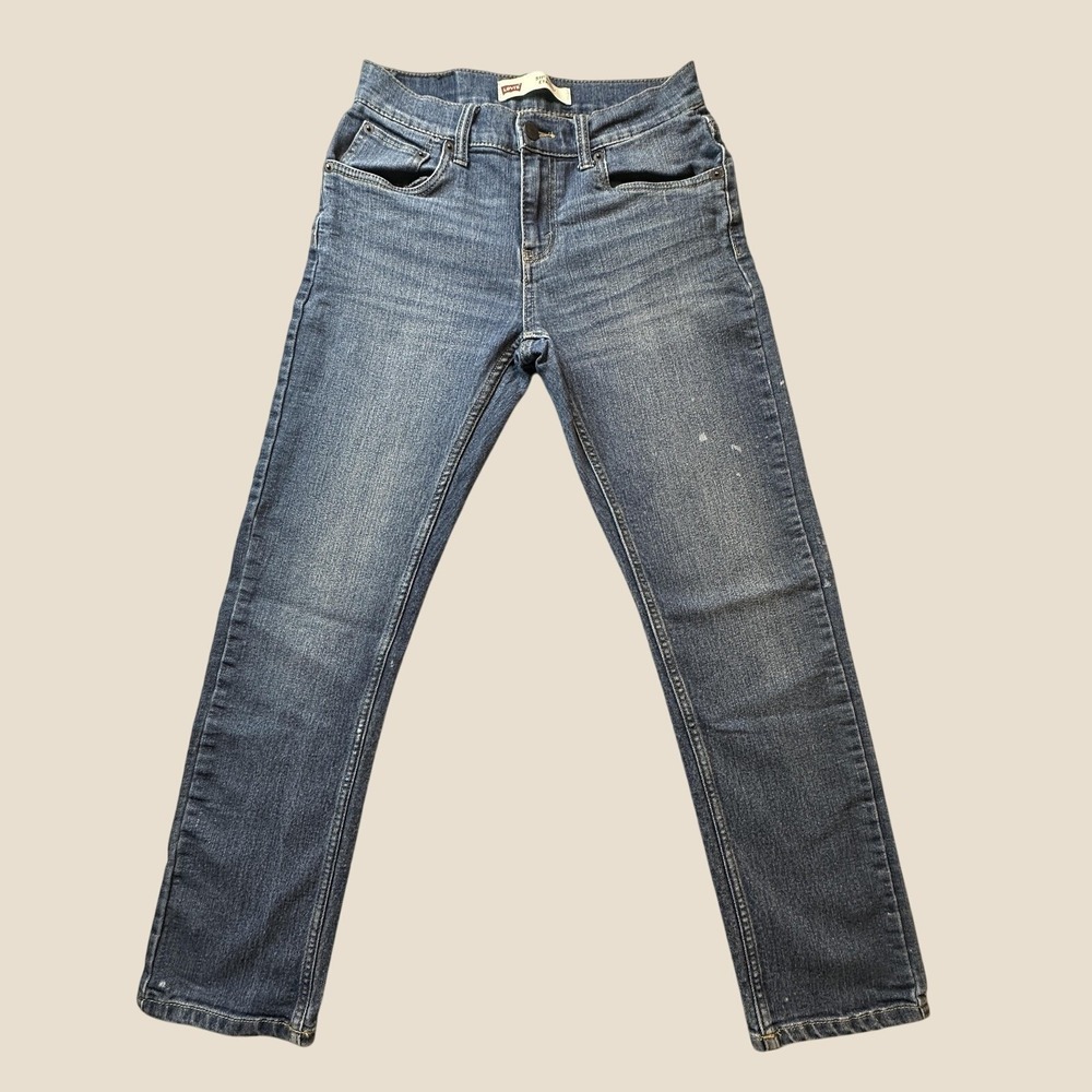 Levi's 511 Jeans Boys 14 Slim Medium Wash Blue Stretch Denim Pants Youth Kids